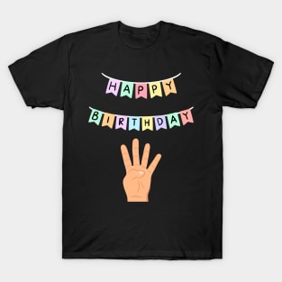 4 four birthday T-Shirt